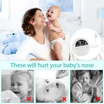 Aspirateur nasal électrique bébé en silicone – image 3
