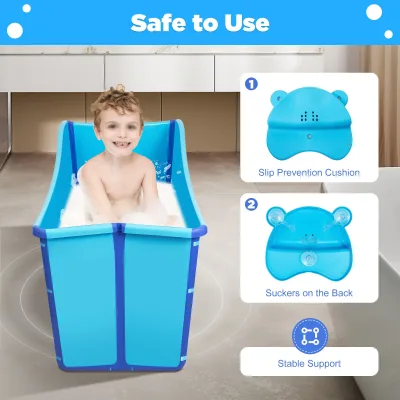 Baignoire pliable avec siège, adultes et enfants – image 3