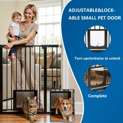 Barrière de porte et d'escalier en fer, sans perçage – image 3
