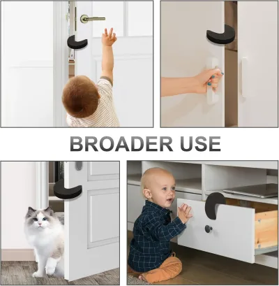 Bloqueur de porte en mousse EVA en forme de C – image 3