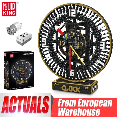 Horloge mécanique motorisée à assembler en blocs