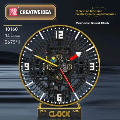 Horloge mécanique motorisée à assembler en blocs – image 2