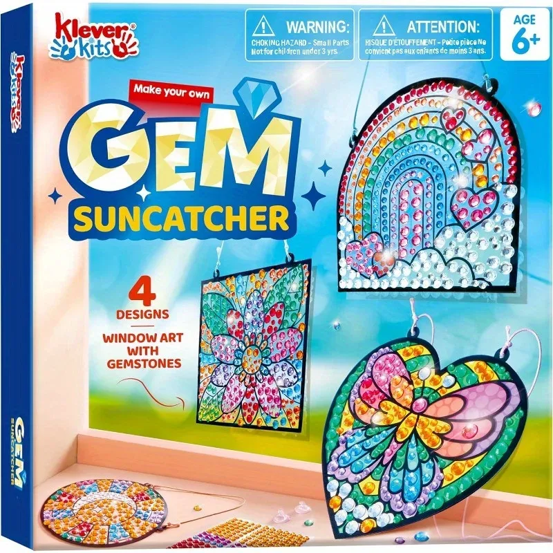 Kit d'attrape-soleil à décorer, 4 modèles