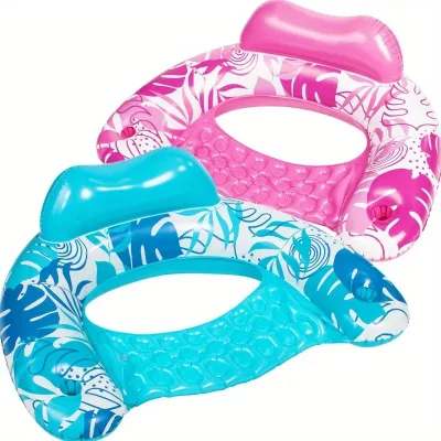Lot de 2 chaises gonflables de piscine en PVC