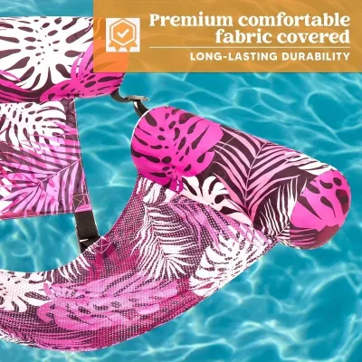 Lot de 2 chaises longues flottantes gonflables – image 3