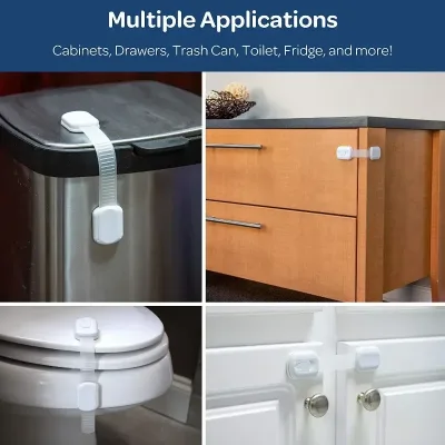 Verrou adhésif de sécurité pour tiroir et armoire – image 3